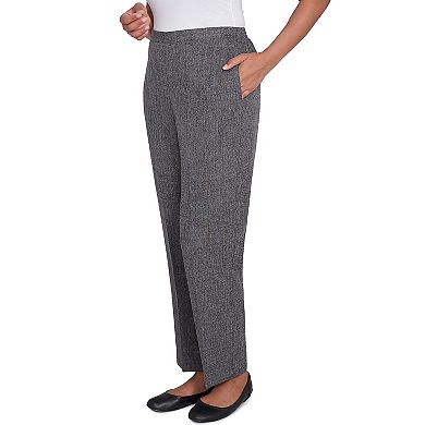 Women's Alfred Dunner Comfort Elastic Back Medium Length Pants