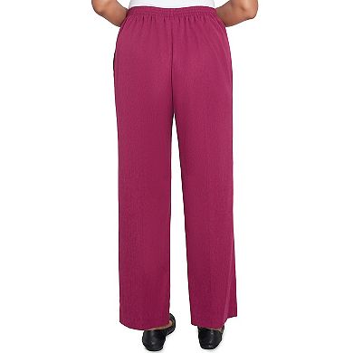 Women's Alfred Dunner Side Seam Pocket Medium Length Pant