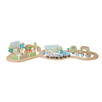 Orange Tree Toys Peter Rabbit Radish Express Wooden Train Set 