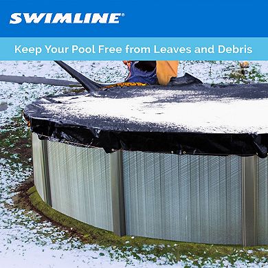 Swimline 28' Round Above Ground Winter Swimming Cover, (pool Cover Only)