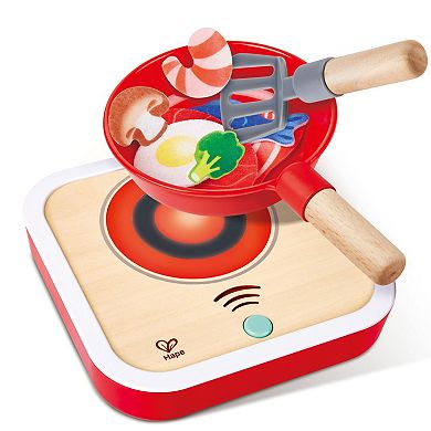 Hape Interactive Light & Sound Wooden Cooking Kitchen Play Set