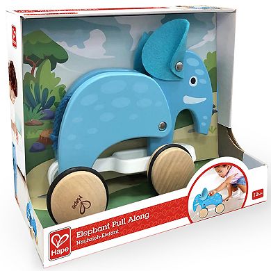 Hape Wooden Pull-Along Toy - Elephant