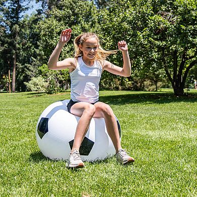 Hape 30-in. Do-U-Play Jumbo Inflatable Soccer Ball