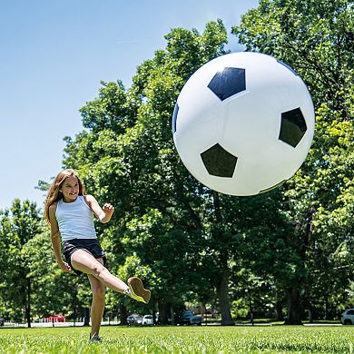 Hape 30-in. Do-U-Play Jumbo Inflatable Soccer Ball