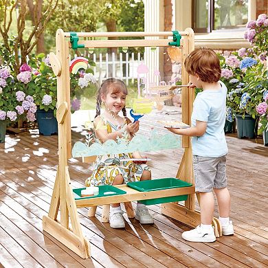 Hape Outdoor Wooden Double-Sided Art Easel