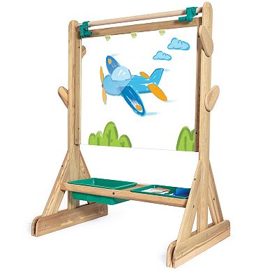 Hape Outdoor Wooden Double-Sided Art Easel