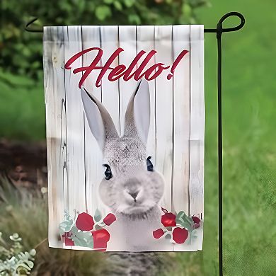 Adorable Bunny Garden Flag - Charming Outdoor Decor for Your Home