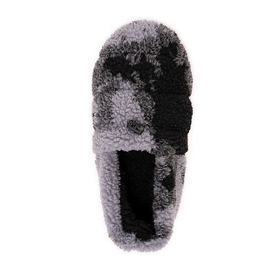 MUK LUKS Quilted Sherpa Men's Toggle Bootie Slippers