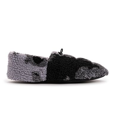 MUK LUKS Quilted Sherpa Men's Toggle Bootie Slippers