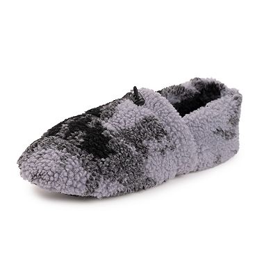 MUK LUKS Quilted Sherpa Men's Toggle Bootie Slippers