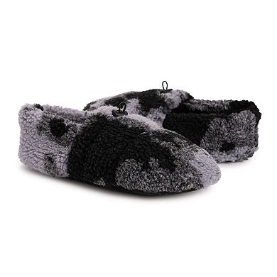 MUK LUKS Quilted Sherpa Men's Toggle Bootie Slippers