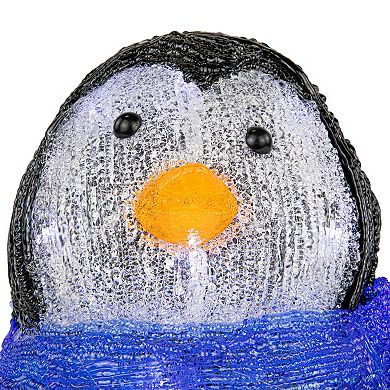 Northlight LED Lighted Commercial Grade Acrylic Baby Penguin Christmas Display Decoration