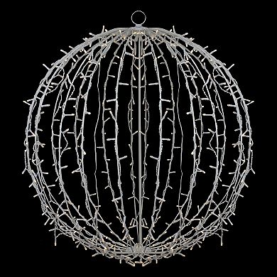 Northlight 30-in. LED 3D Christmas Hanging Ball Decoration