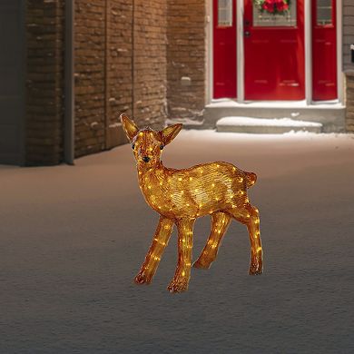 Northlight LED Lighted Acrylic Reindeer Christmas Display Decoration