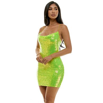 Juniors' B. Smart Sequin Bodycon Dress