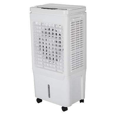 Portable 215 Sq Ft Evaporation Cooler - 2059 CFM, 360° Wheels, Ideal for Indoor/Outdoor Use