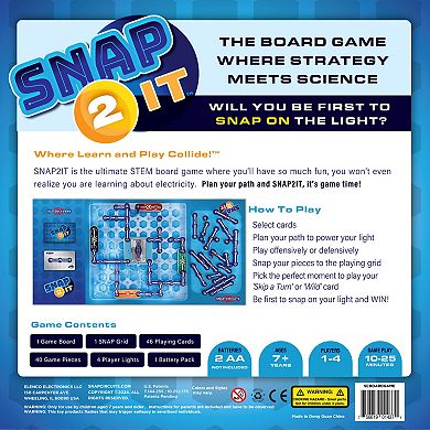 Elenco Snap Circuits Snap-2-It STEM Board Game