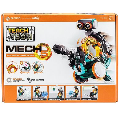 Elenco Teach Tech Mech 5 Mechanical Coding Robot