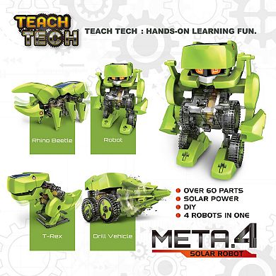 Elenco Teach Tech Meta.4 Transforming Robot STEM Solar Toy