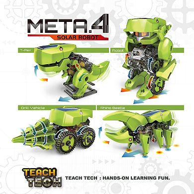 Elenco Teach Tech Meta.4 Transforming Robot STEM Solar Toy