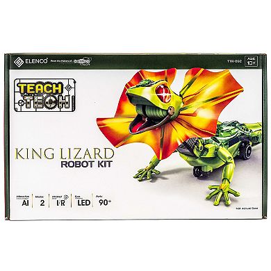 Elenco Teach Tech King Lizard Interactive Lizard Robot Kit STEM Creative Toy