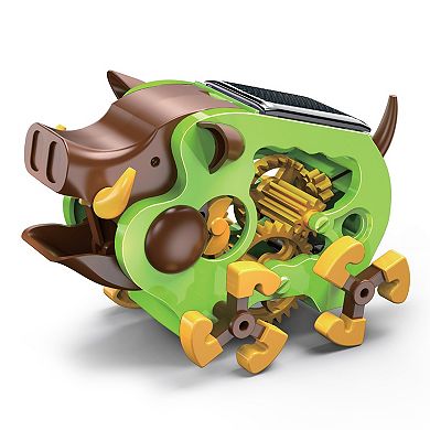 Elenco Teach Tech Tusk Wild Boar Solar Robot Crawler STEM Building Set