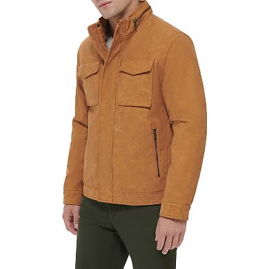 Men's Dockers® Faux Leather Military Jacket