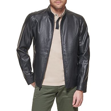 Men's Dockers?? Faux Leather Racer Jacket