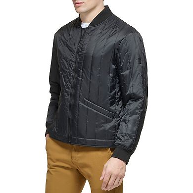 Men's Dockers?? Bomber Jacket with Vertical Quilting