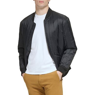 Men's Dockers® Bomber Jacket with Vertical Quilting