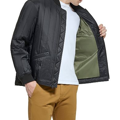 Men's Dockers® Bomber Jacket with Vertical Quilting