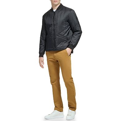 Men's Dockers® Bomber Jacket with Vertical Quilting