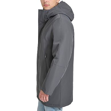 Men's Dockers?? Softshell Mid-Length Hooded City Coat