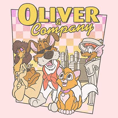 Disney Pixar Oliver & Company Group Portrait Toddler Tee