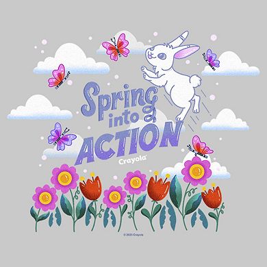 Crayola Spring Into Action Bunny Tee