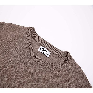 Tom Baine Men's Cashmere Feel Slim Fit Crew Neck Sweater