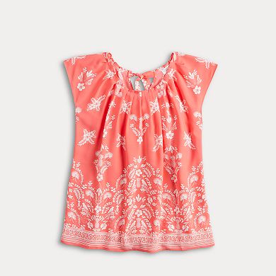 Women's LC Lauren Conrad Pleated Scoopneck Top