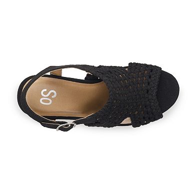 SO® Taffy Women's Wedge Sandals