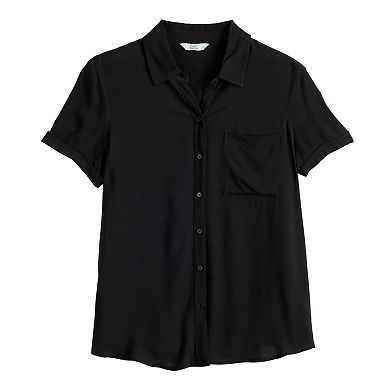 Women's Croft & Barrow® Camp Shirt