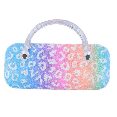 Elli by Capelli Glitter Sunglasses, Case & Hair Coil Set