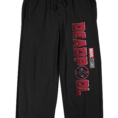 Men's Deadpool Movie Logo Pajama Pants