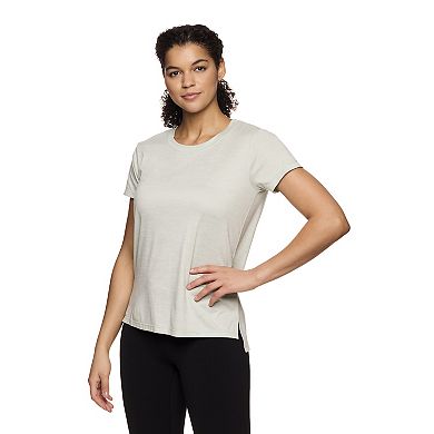 Women's Gaiam Align Marled Short Sleeve Training T-Shirt