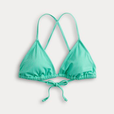 Juniors' Ninety-Nine° Triangle Bikini Top