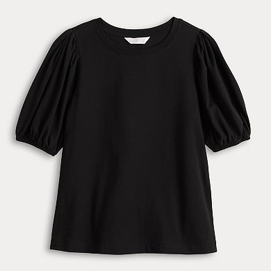 Petite LC Lauren Conrad Puff Sleeve Tee