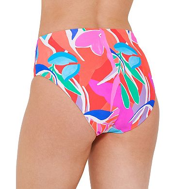 Women's Freshwater Tummy Slimming Compression Hipster Bikini Swim Bottoms