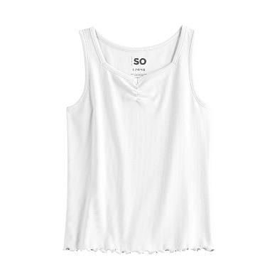 Girls 6-20 SO® Essential Tank Top in Regular & Plus