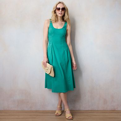 Petite LC Lauren Conrad Princess Seam Tank Midi Dress