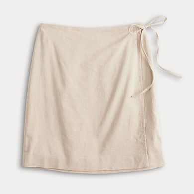 Women's LC Lauren Conrad Sarong Wrap Mini Skirt