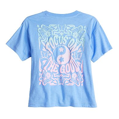 Girls 7-20 SO® Boxy Graphic Tee in Regular & Plus