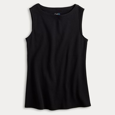 Women's Croft & Barrow® Boatneck Tank Top